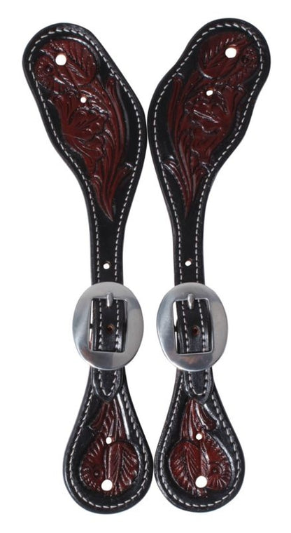 Professionals Choice Floral Spur Straps Ladies Mul