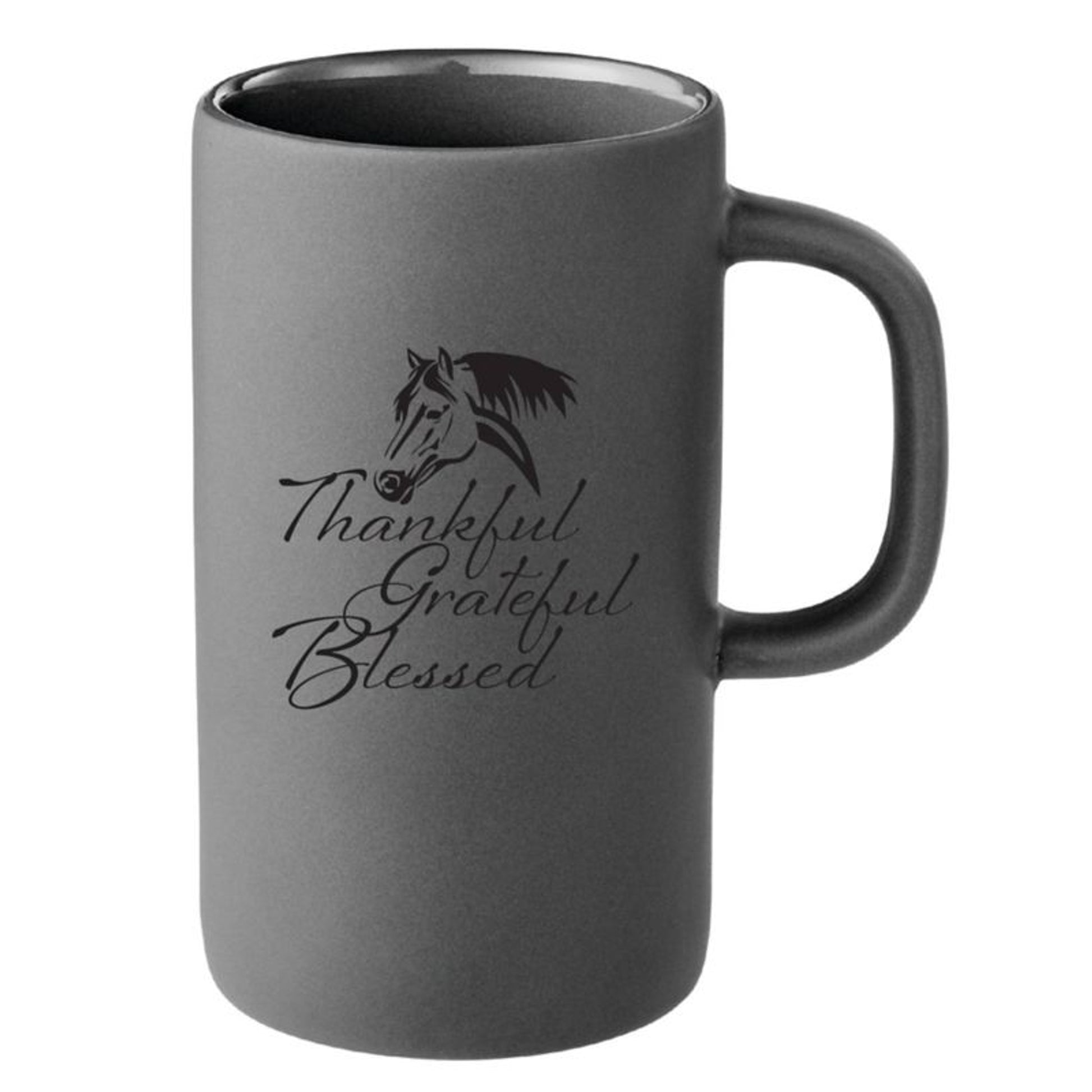 Kelley Mug - Thankful Grateful Blessed 12oz Cerami