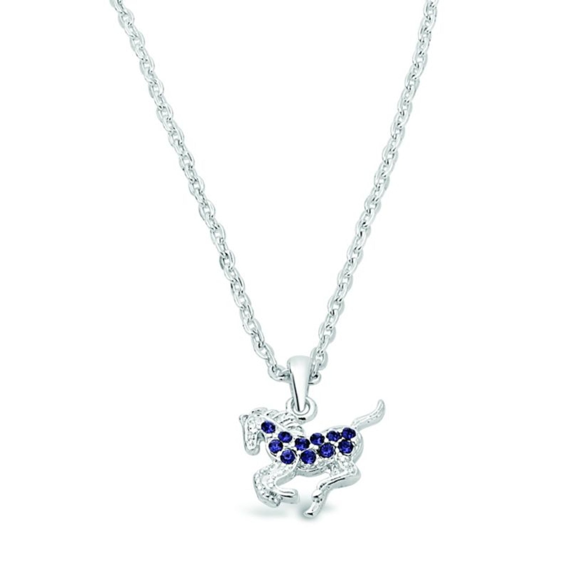 Kelley Kids Galloping Horse Necklace 16in