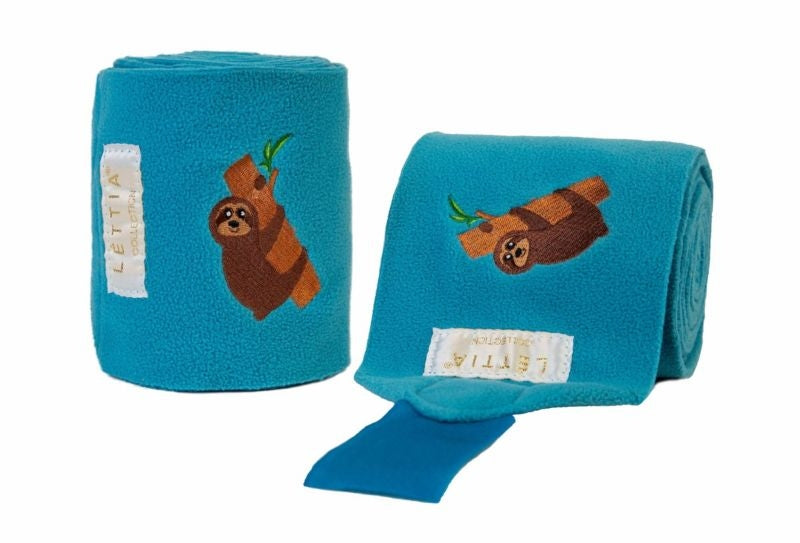 Lettia Embroidered Polo Wraps 9' L x 5" W Sloth
