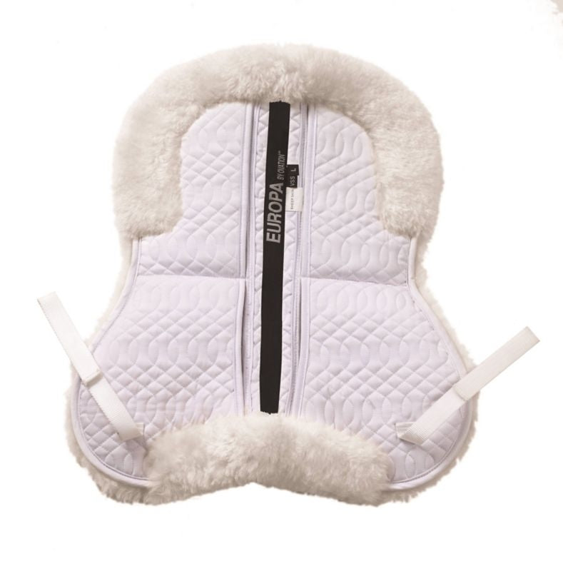 Ovation Europa Half Pad- 4 Shim Small White/White