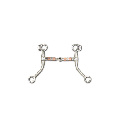 Toklat Swept Back Shank Roller Snaffle 5 Brn