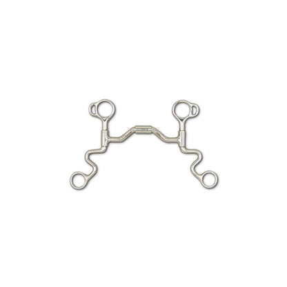 Loose Jaw S-Shank MedWide Port Swivel Mouthpiece 5