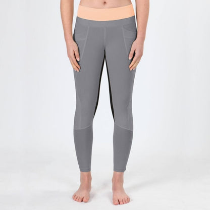 Irideon Ladies Synergy Full Seat Tights Medium Bla