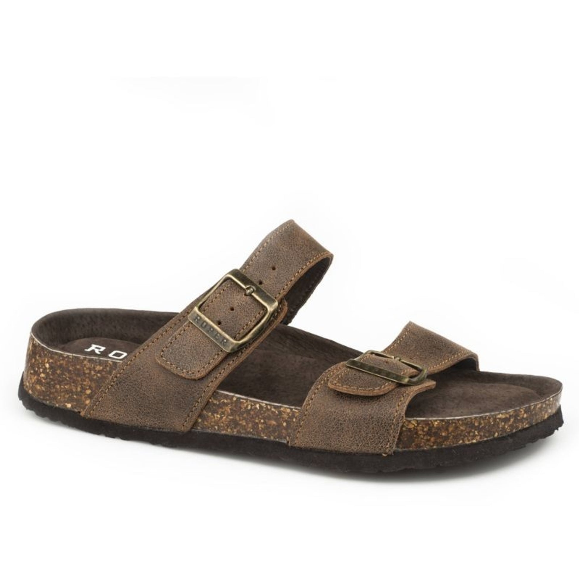 Roper Ladies Jezebel Two Strap Oiled Leather Sanda