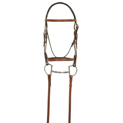Aramas Plain Raised Bridle with Lace Reins Cob Cho