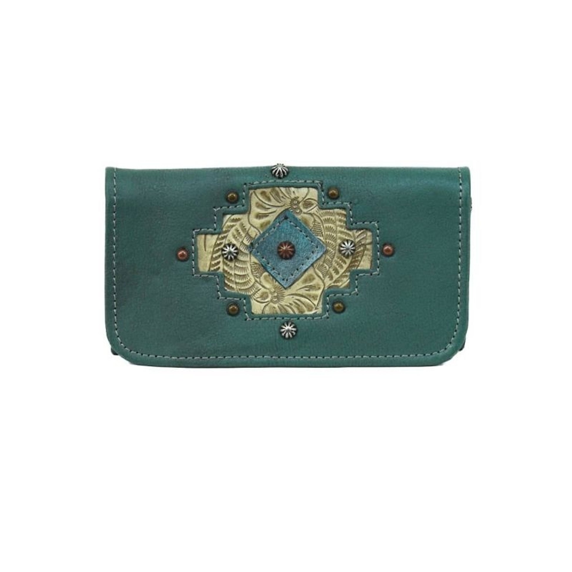 American West Ladies Navajo Soul Tri-Fold Wallet