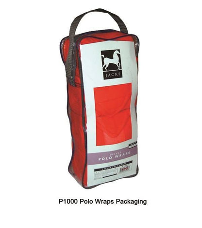 Jacks Polo Bandages 4 3/4" x 9' Black