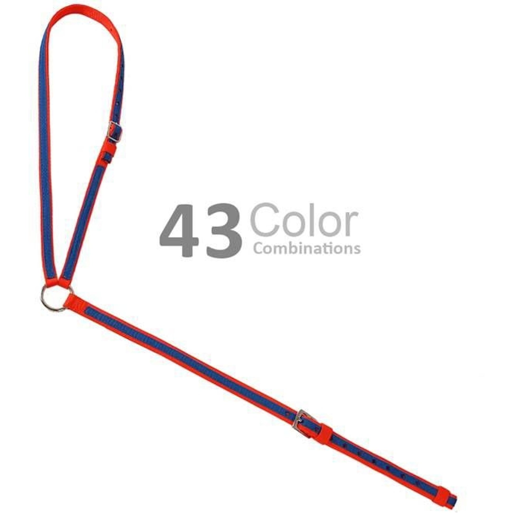 Jacks Two Tone Racing Martingale Yoke Purple/White
