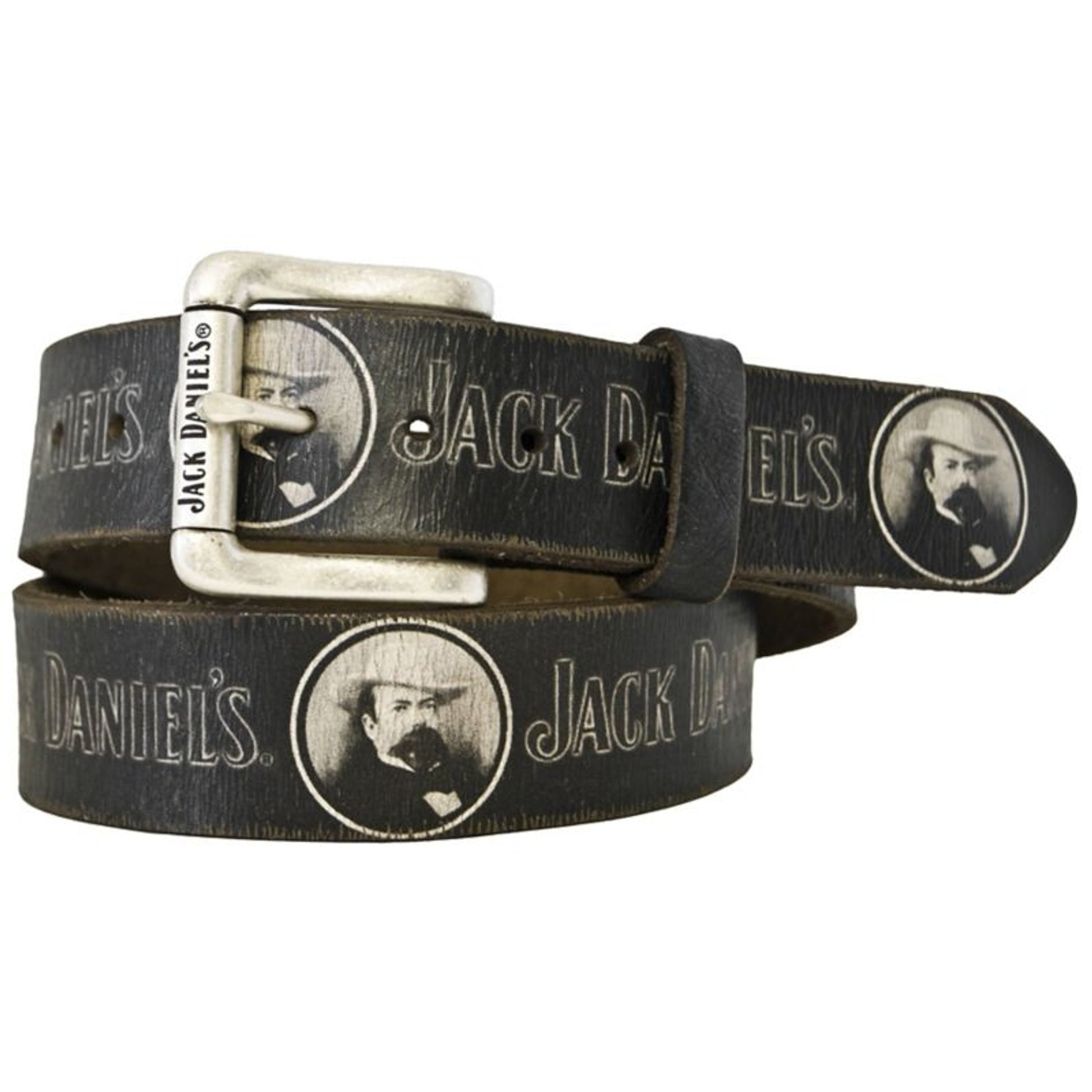 Jack Daniel's Vintage Cameo Screenprint Leather Be
