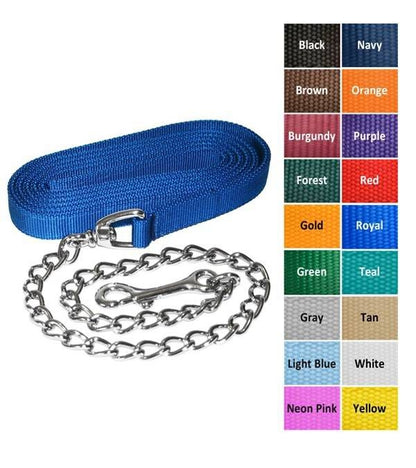 Jacks Lead Shank with 30" Chrome Plated Chain