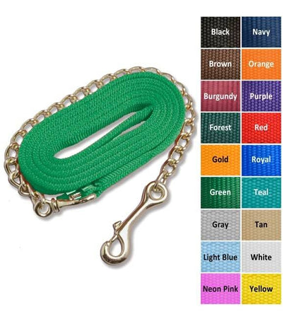 Jacks Lead Shank with 30" Brass Plated Chain