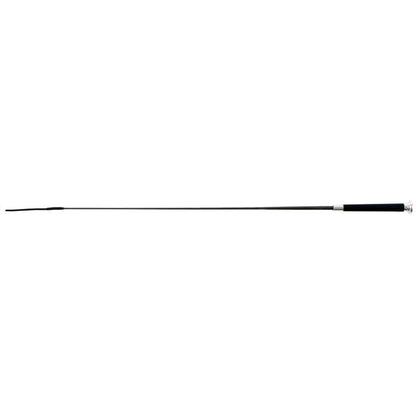 Jacks Dressage Whip with Chrome Cap 36" Black