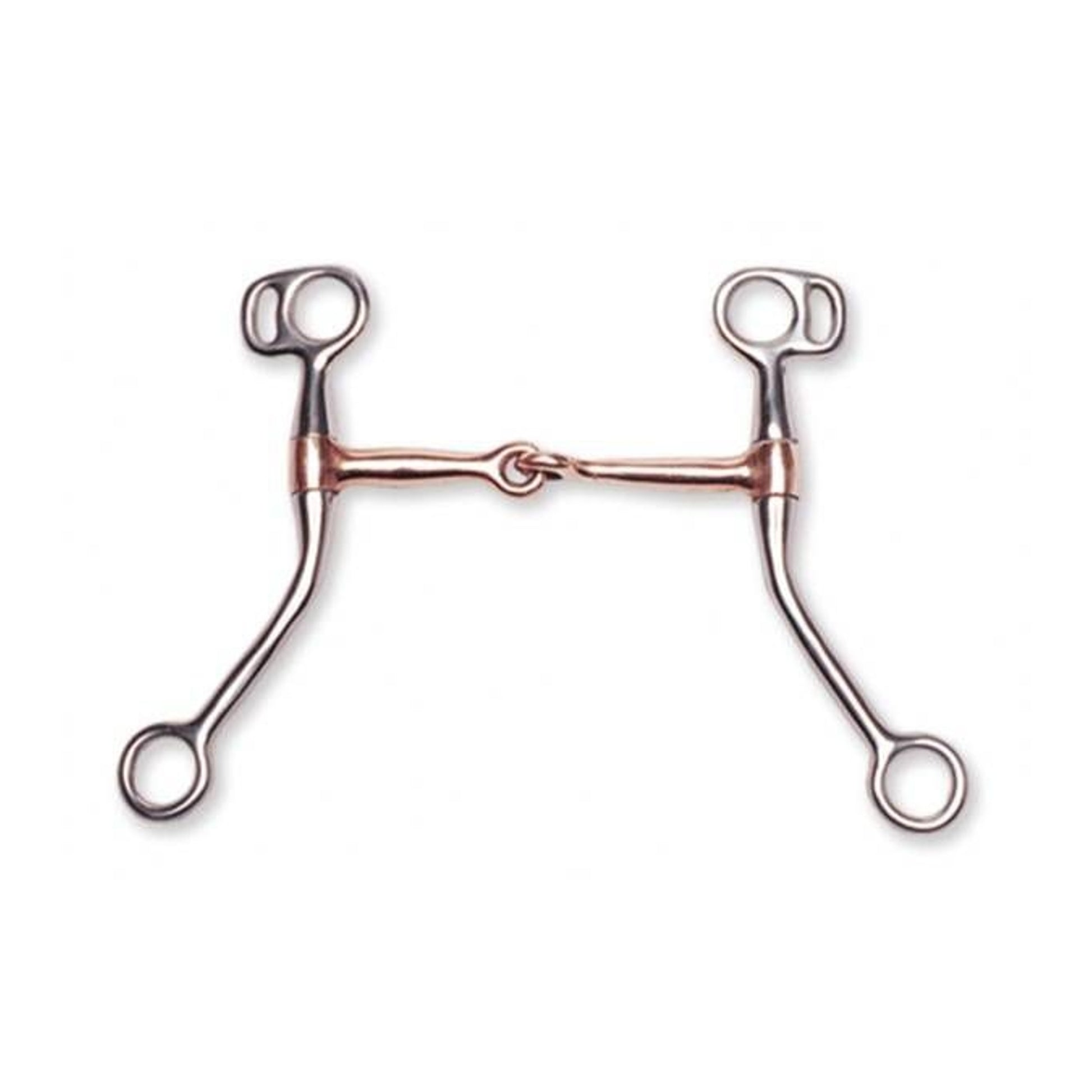 Jacks Copper Mouth Training Snaffle Bit 5" Stainle