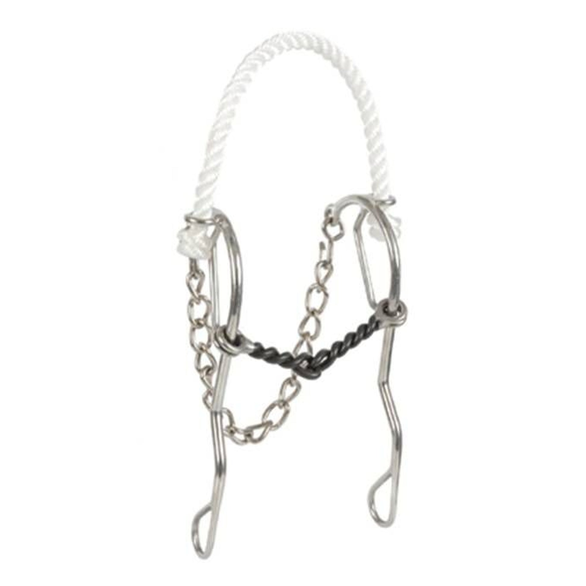 Jacks Rope Nose Hackamore Bit 5" Stainless Steel