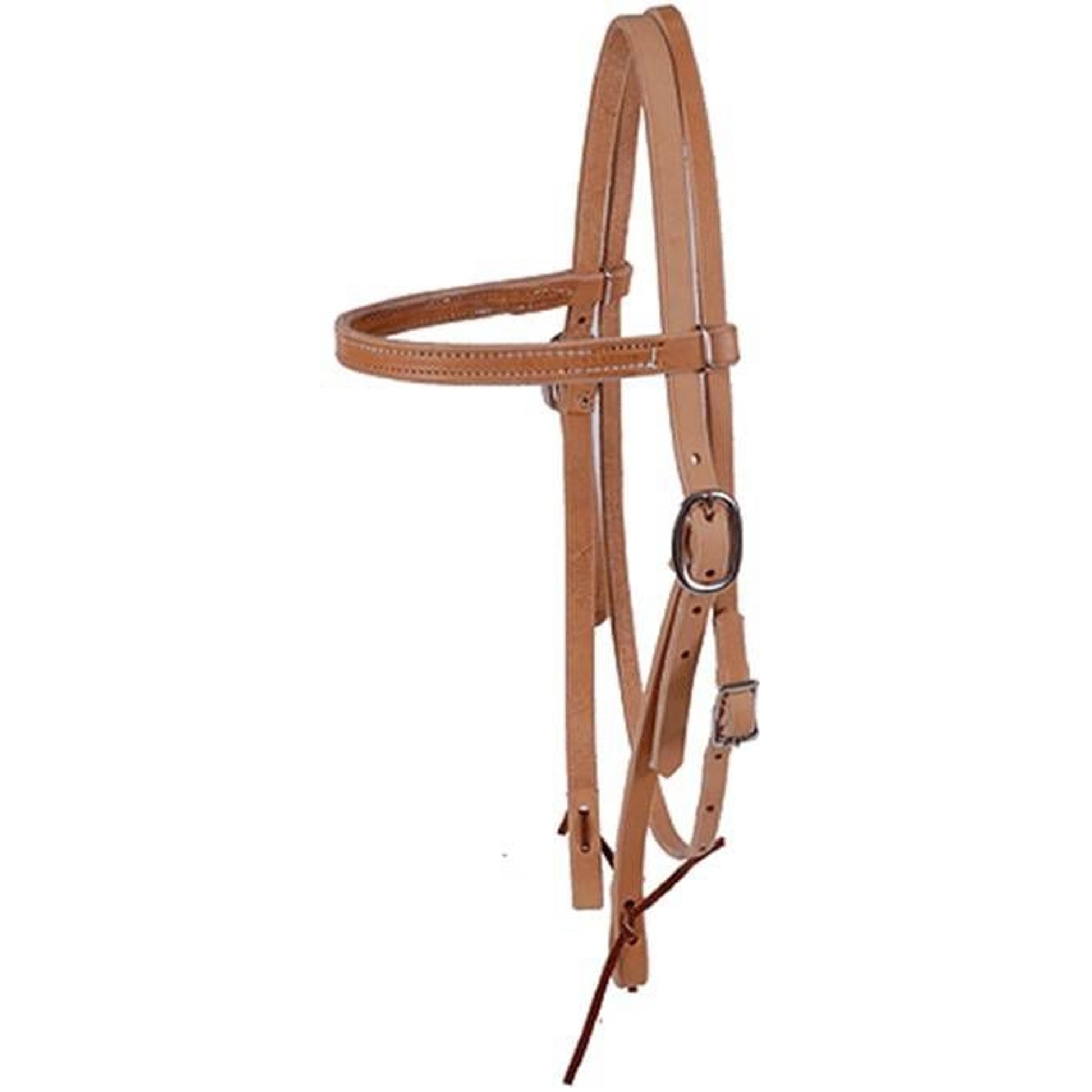 Jacks Western Flat Brow Bridle Natural
