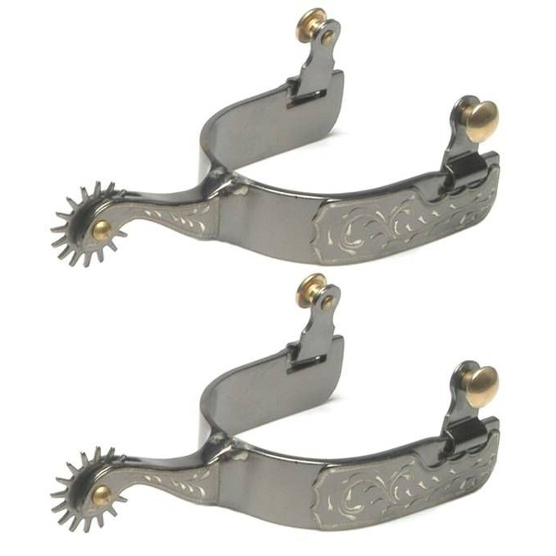 Jacks Rock Grinder Spurs with Engraved Trim Sold i