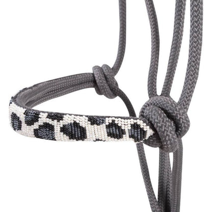 Cashel Beaded Nose Rope Halter with 9ft Lead