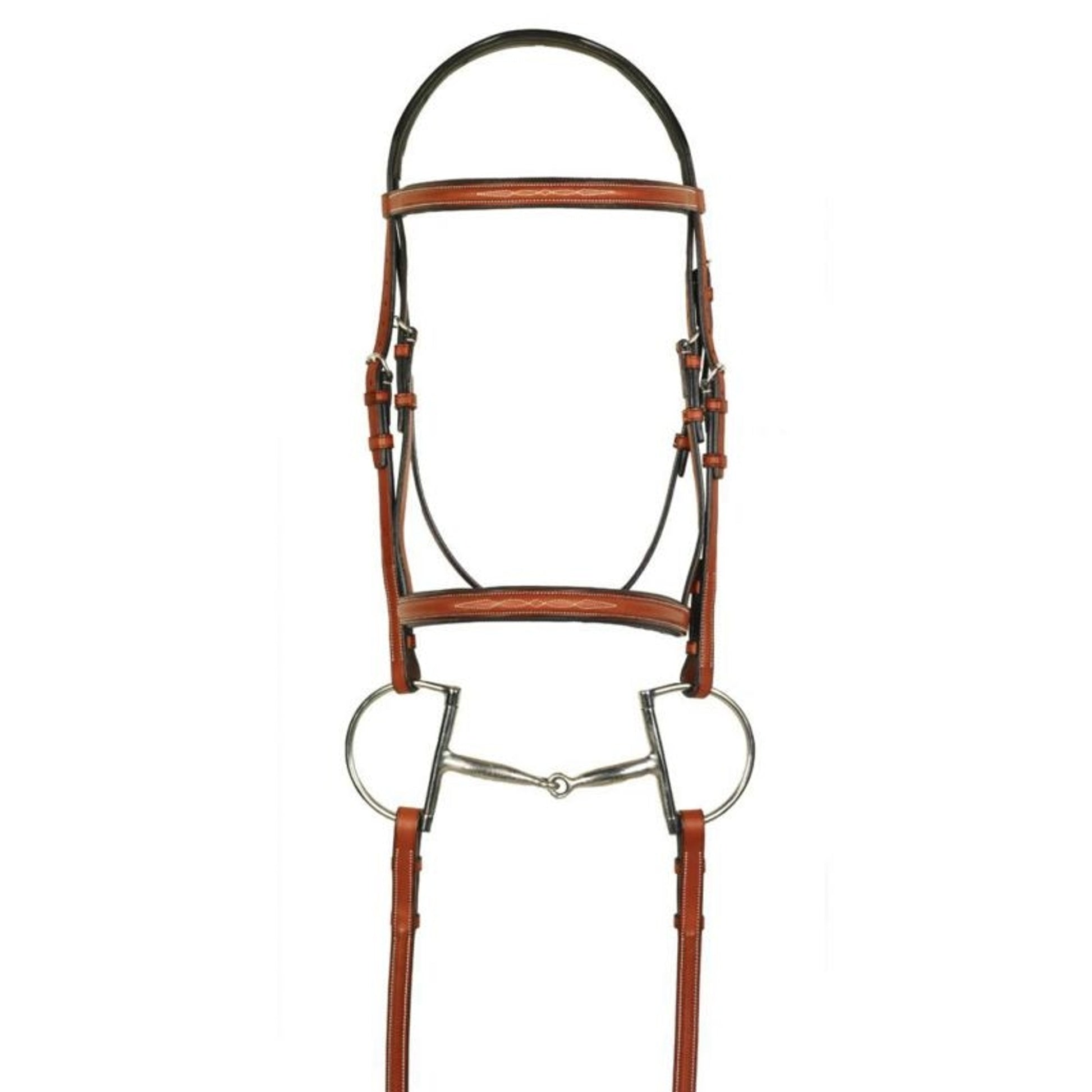 Aramas Fancy Raised Padded Bridle with X-Long Fanc