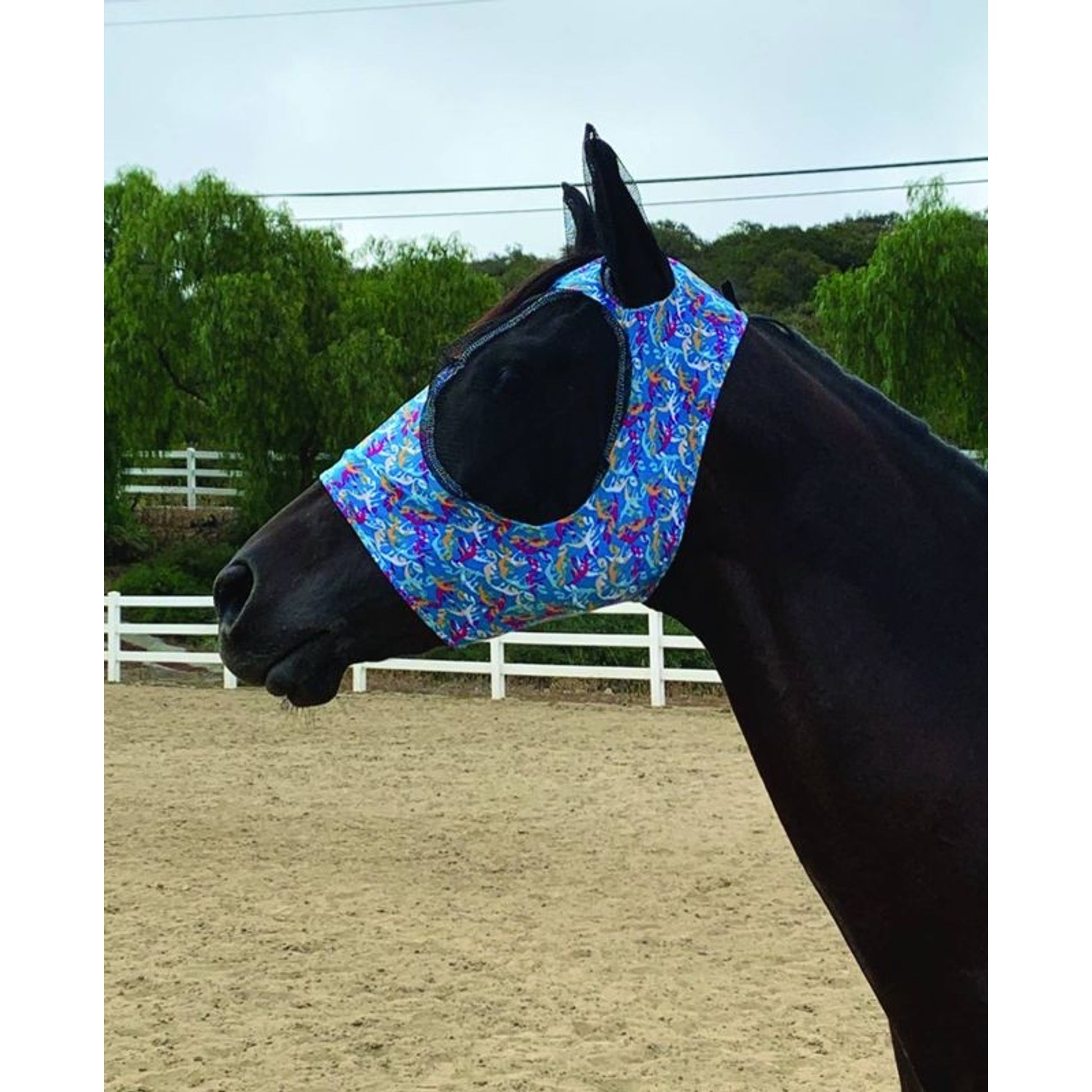 Professionals Choice Comfort Fit Lycra Fly Mask Po