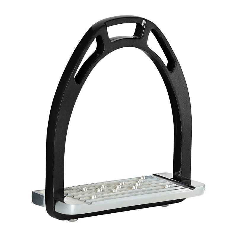 B Vertigo Aluminium Stirrups 4.75 Silver/Black