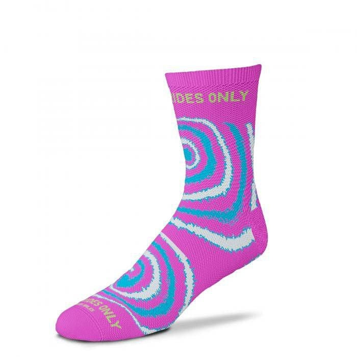 Good Rides Only Socks Youth Pink/Blue/White