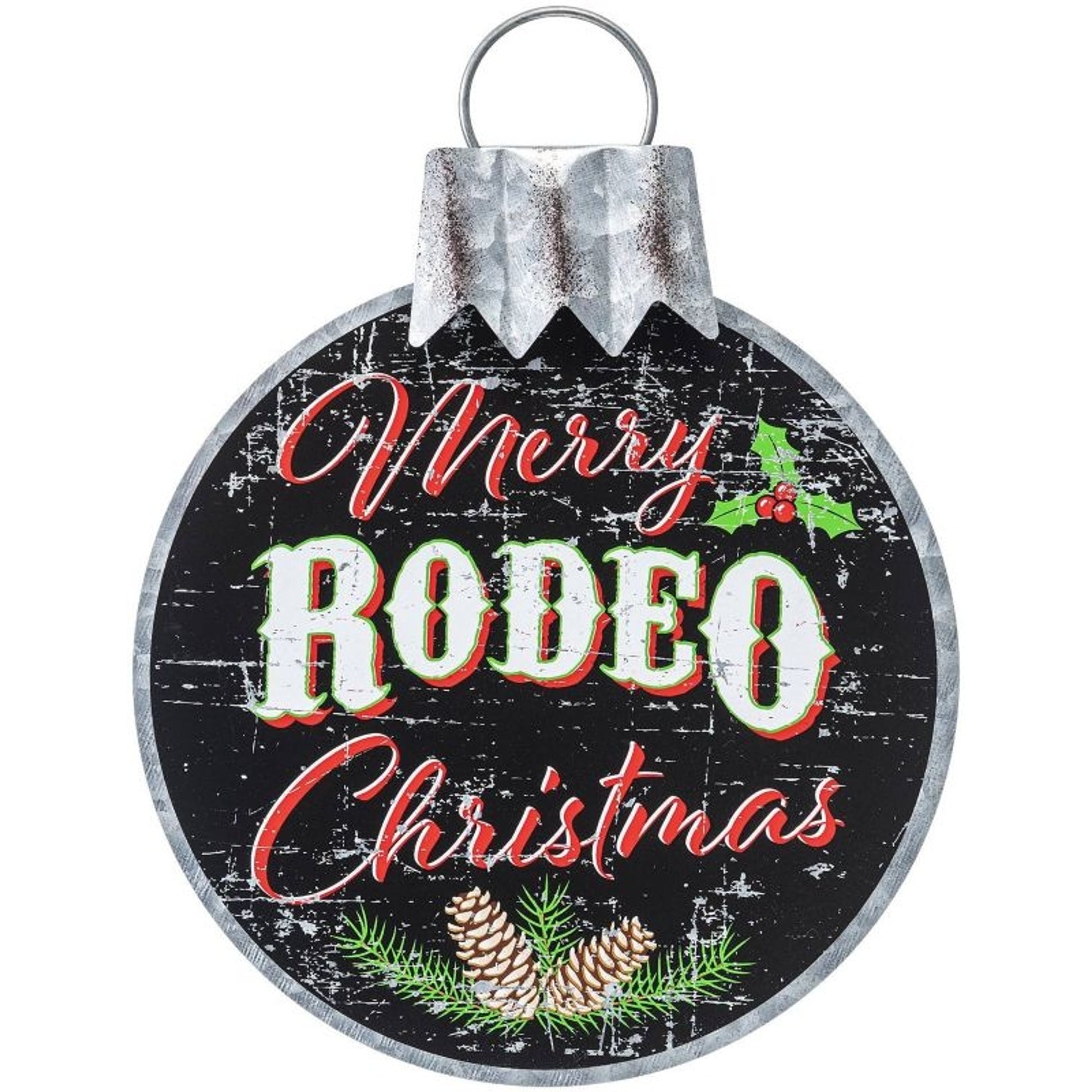 Gift Corral Metal Merry Christmas Sign Rodeo