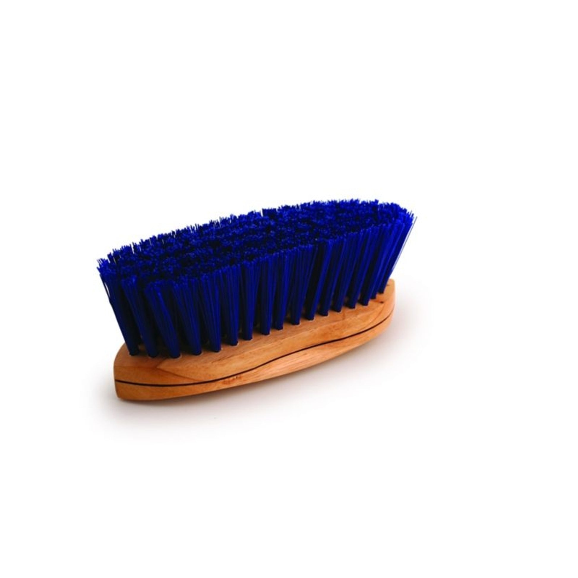Legends Stiff Poly Curve Grooming Brush 81/4in Blu