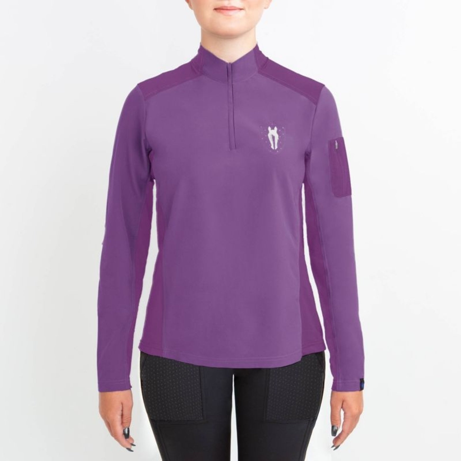Irideon Ladies Luna Jersey S Purple Hibiscus