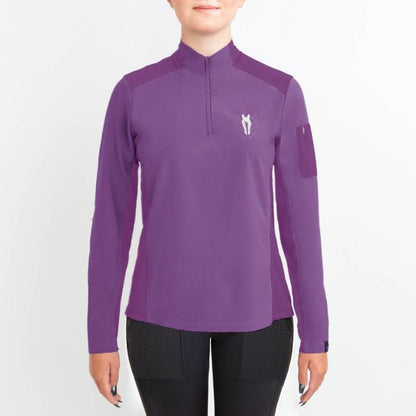 Irideon Ladies Luna Jersey S Purple Hibiscus