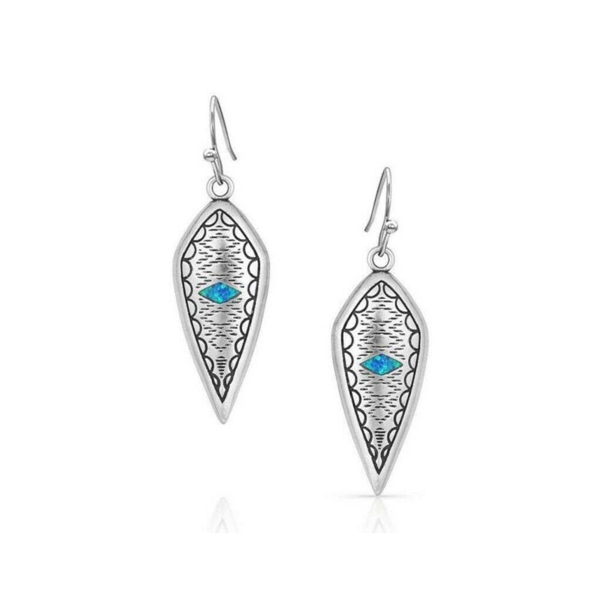 Montana Silversmiths Beholders Eye Scalloped Earri