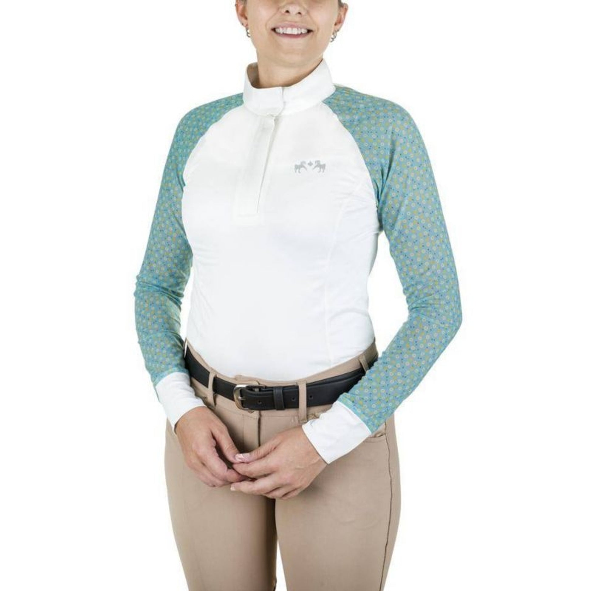 Equine Couture Ladies Smyrna Show Shirt X-Small Da