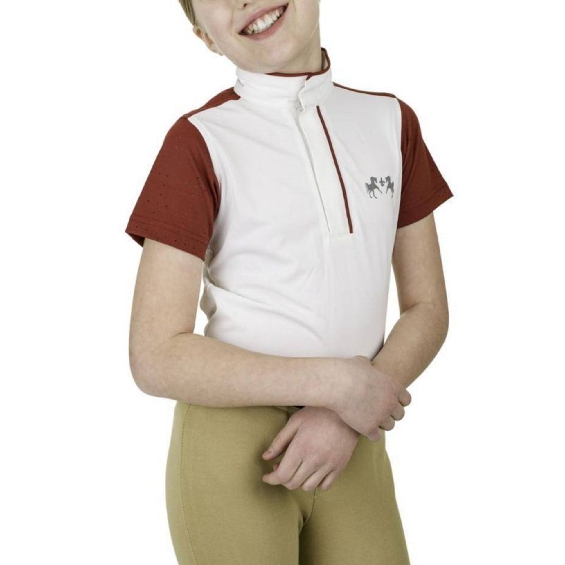 Equine Couture Kids Magda EquiCool Short Sleeve Sh