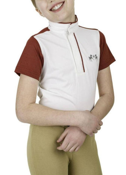 Equine Couture Kids Magda EquiCool Short Sleeve Sh