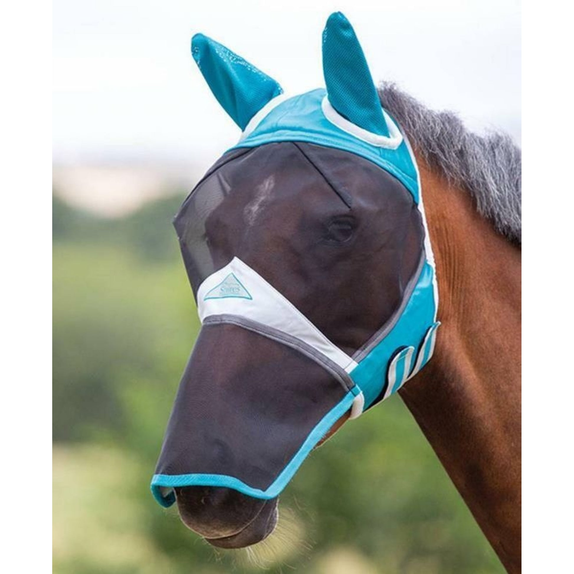 Shires FlyGuard Pro Fine Mesh Fly Mask with Ears & Nose