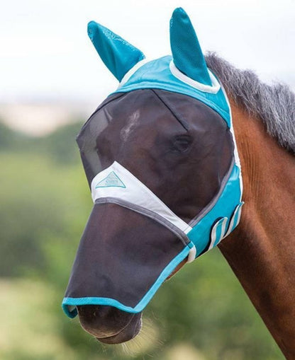 Shires FlyGuard Pro Fine Mesh Fly Mask with Ears & Nose