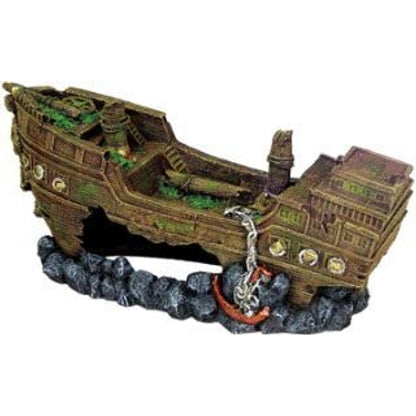 Blue Ribbon Jumbo Shipwreck Tank Ornament