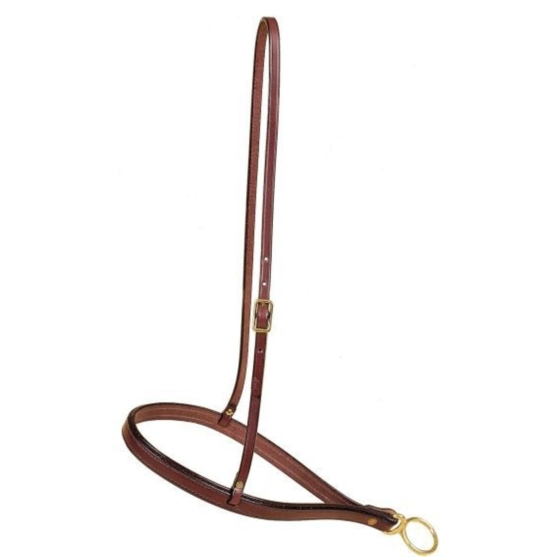 Tory English Bridle Leather Roper Noseband Blk