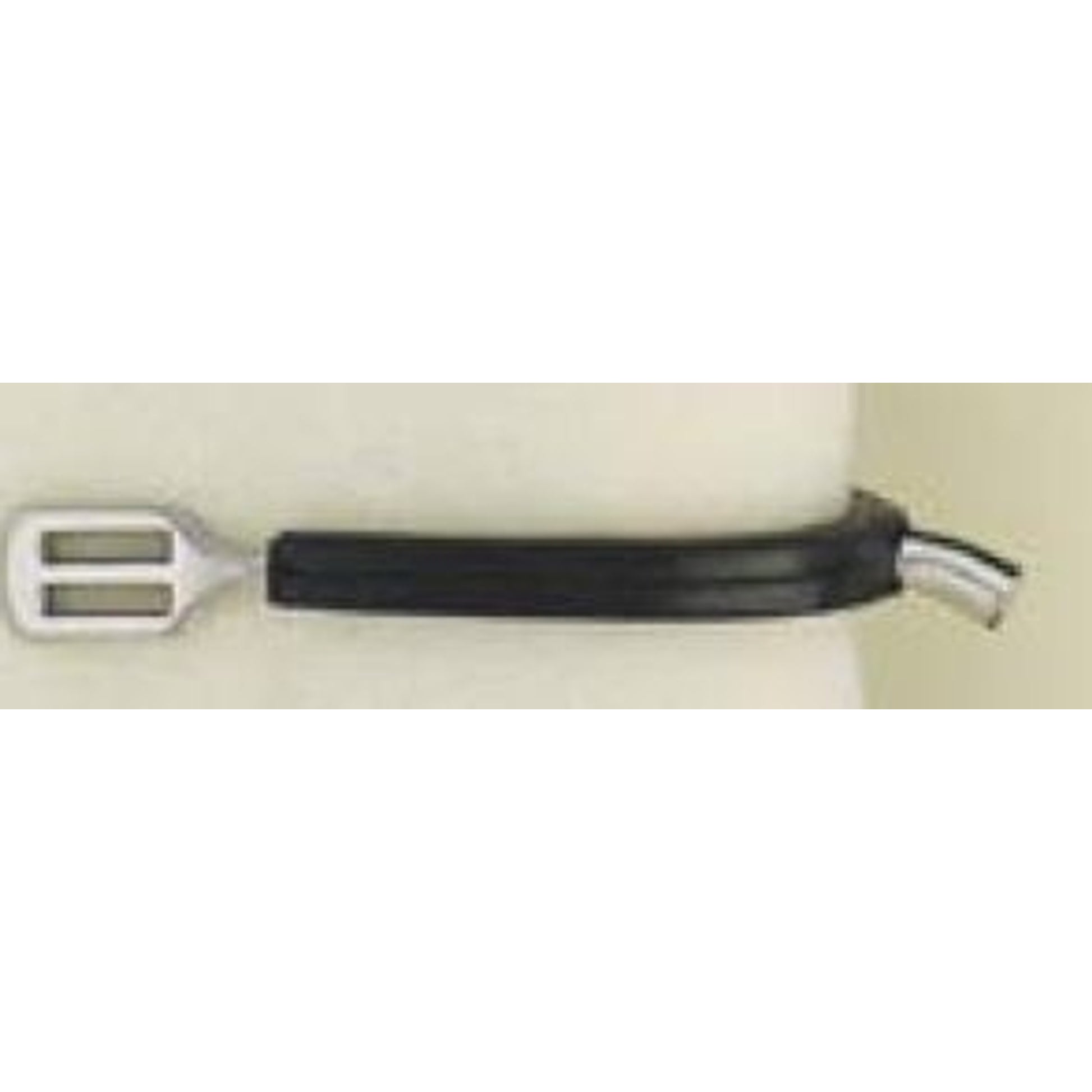 Ladies Stainless Steel Rubber Side Spur 5/8 Bk/Wh