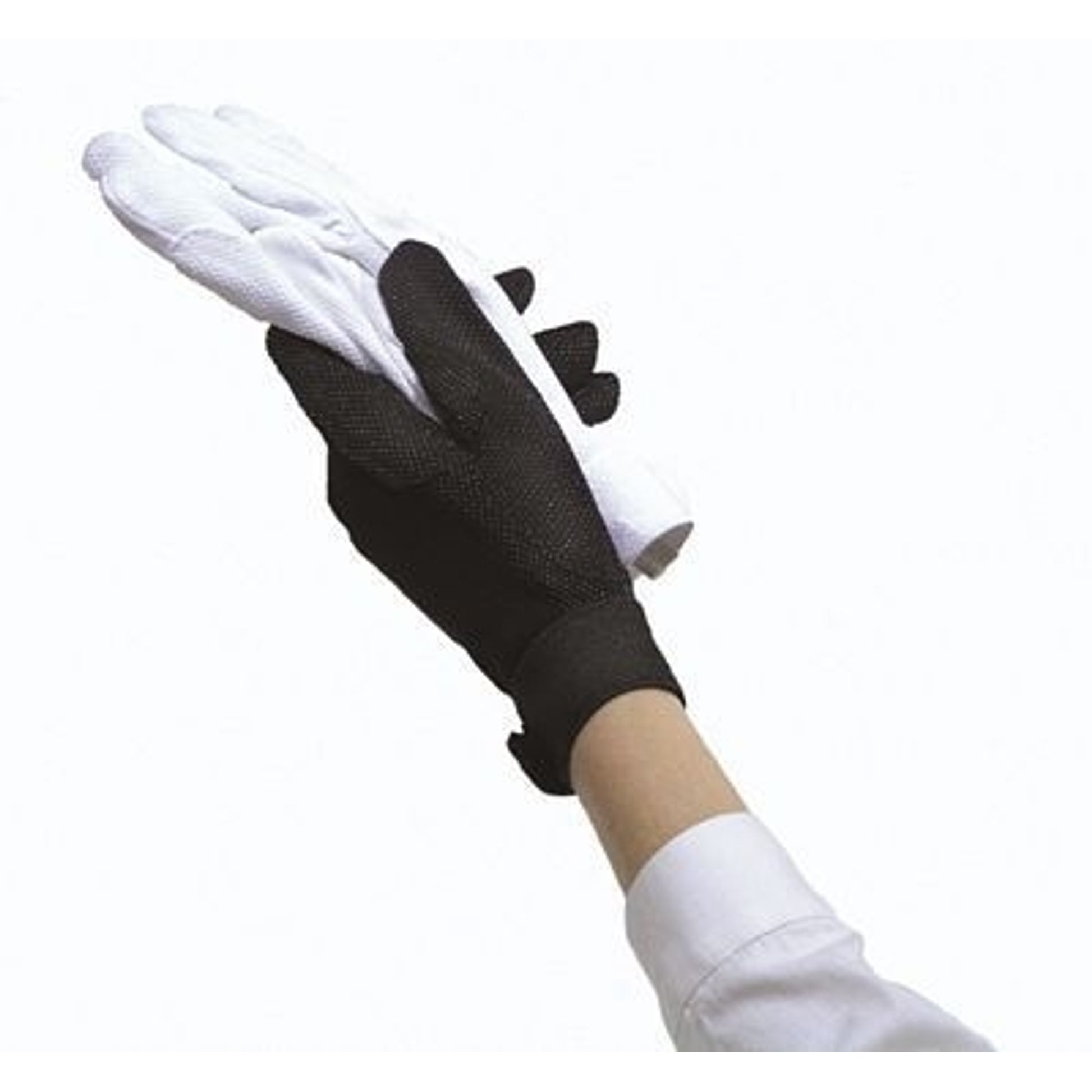 Ovation Sport Cotton Pebble Gloves LG Black