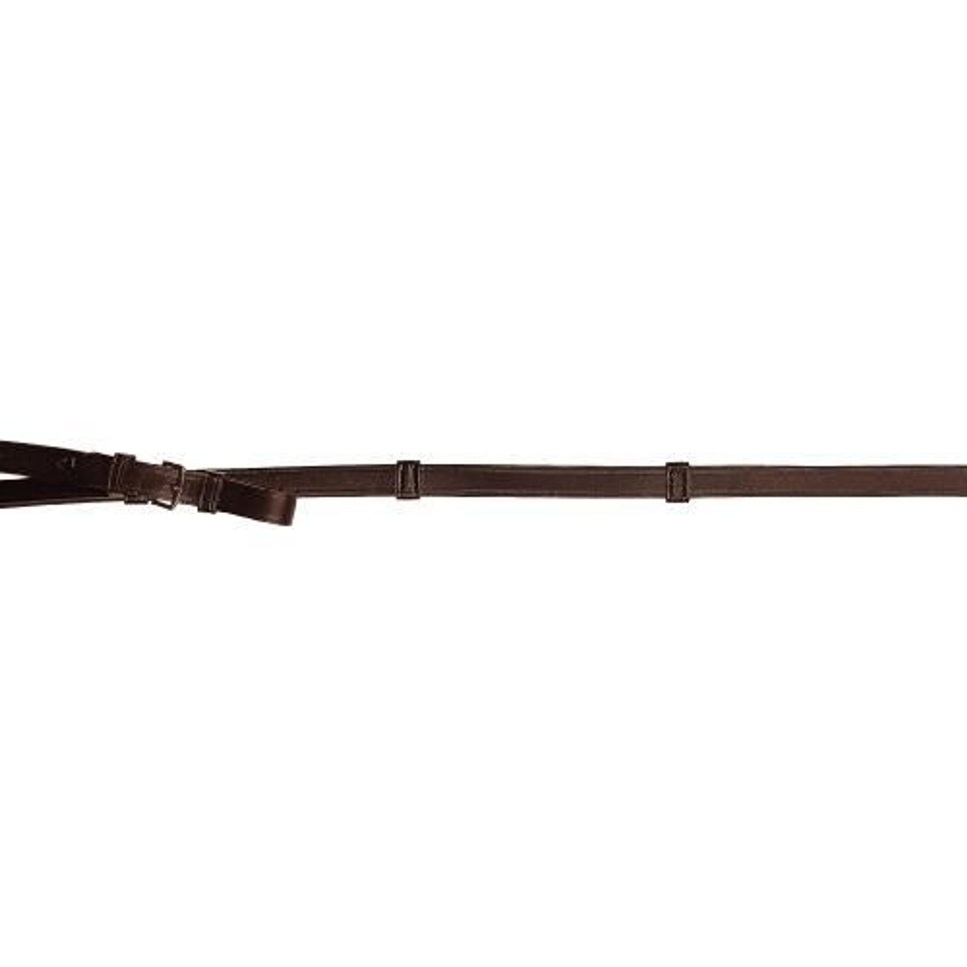 Reins with Buckle Ends And Stops 3/4in x 60in Brn