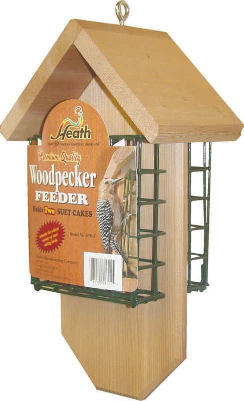 Suet Double-Sided Feeder For Birds 5x7x14 Natural