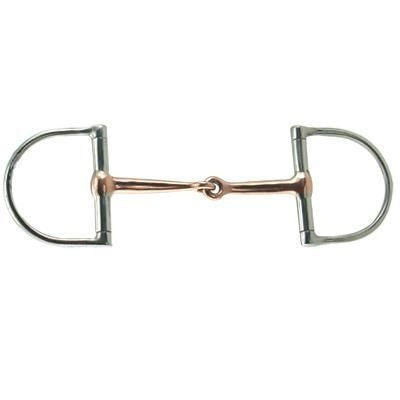 Coronet Large Dee Snaffle with Copper Mouth Bit 5.5