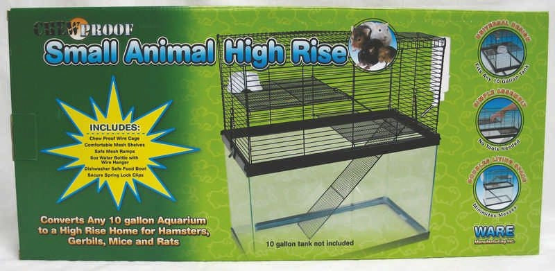 Small Animal High Rise Home 21x11.5x10.5 Black