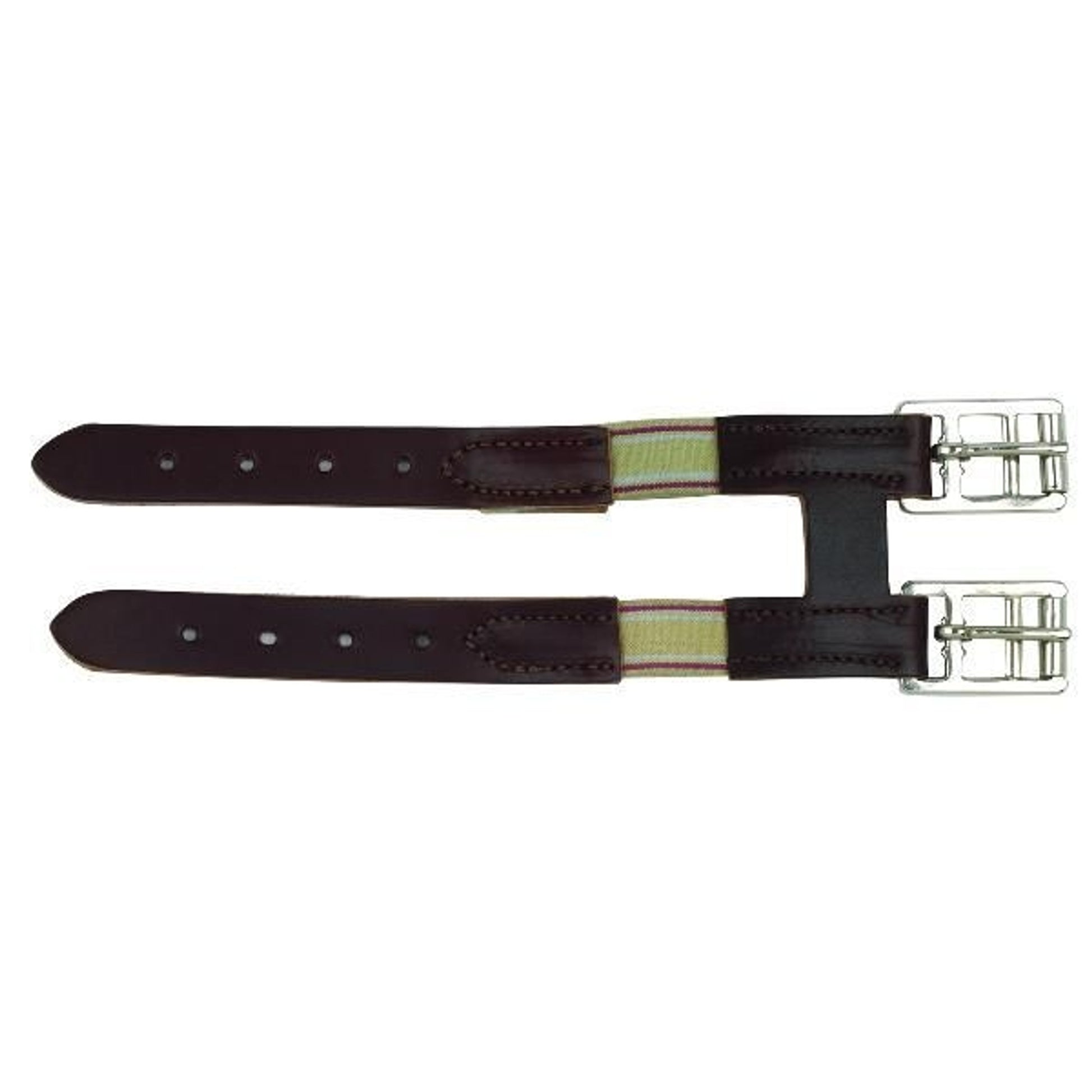 Perris Leather Girth Extender With Elastic Havana