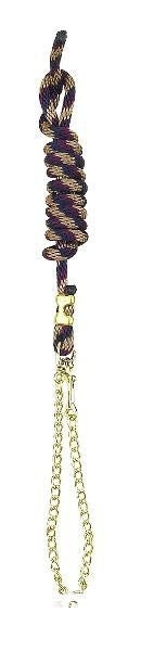 Perris Poly Nylon Lead With 30 Chain 8ft Brn