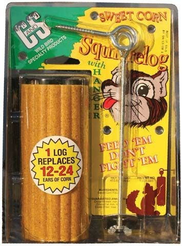 Squirrelog with Hanger Treats For Squirrels 16oz