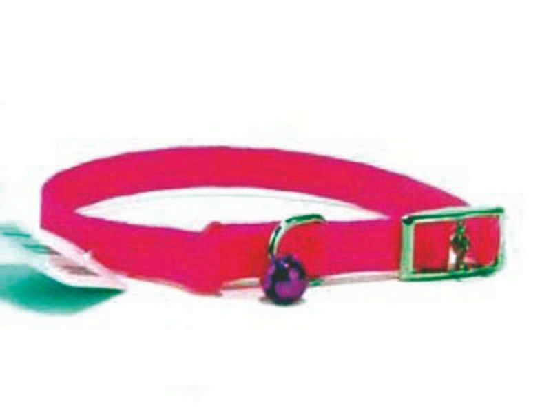 Pps Safety Collar For Cats 3/8inx12in Hot Pink
