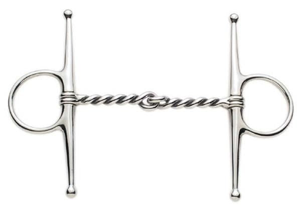 Korsteel Twisted Wire Full Cheek Snaffle Bit