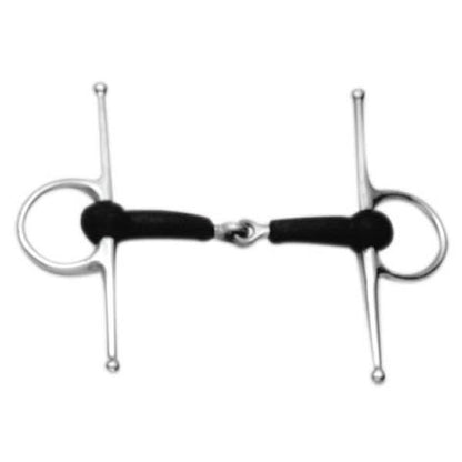 Korsteel Soft Rubber Full Cheek Snaffle Bit